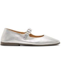 Marsèll - Leather Ballerina Shoes - Lyst