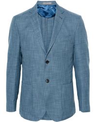 Corneliani - Mélange Single-Breasted Blazer - Lyst