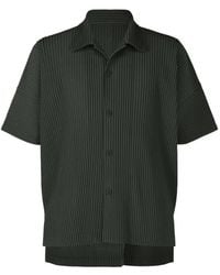 Homme Plissé Issey Miyake - Homme Plisse' Issey Miyake Pleated Polo Shirt - Lyst