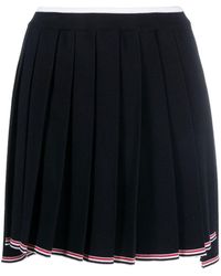 Thom Browne - Full Needle Knitted Pleated Skirt - Lyst