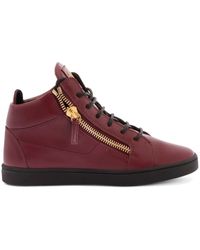 Giuseppe Zanotti - Kriss High-top Leather Sneakers - Lyst