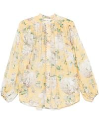 Zimmermann - Camicia Acacia Con Orlo A Smerlo - Lyst