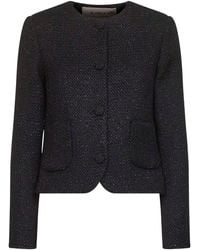 Blanca Vita - Tweed-Jacke im Glitter-Look - Lyst