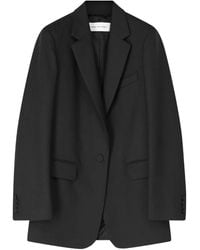 Dries Van Noten - Loose-Fit Herringbone Wool Blazer - Lyst