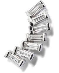 PERSÉE - 18K Baguette Diamond Earring - Lyst