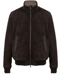 Men's Moncler Leather jackets from $2,895 | Lyst