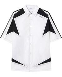 Off-White c/o Virgil Abloh - Race-Logo Bowling Shirt - Lyst