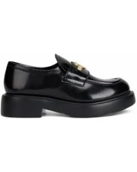 Love Moschino - Logo-Plaque Loafers - Lyst
