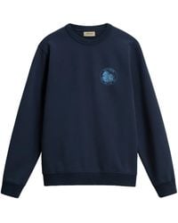 Woolrich - Graphic-Print T-Sweatshirt - Lyst
