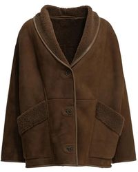 Salvatore Santoro - Veste En Cuir À Boutonnière - Lyst