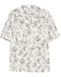 Golden Goose - Journey M's Short Sleeves Boxy Shirt Pasifae Printed Cotton - Lyst