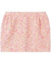 St. John - Bonded Novelty Tweed Skirt - Lyst