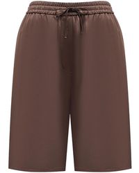 12 STOREEZ - Short En Soie À Taille Élastiquée - Lyst