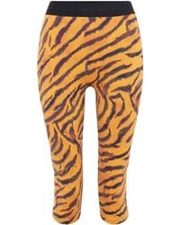 Marine Serre - Tiger-Print Trousers - Lyst