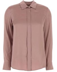 Max Mara - Chemise En Soie Baden À Manches Longues - Lyst