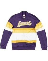 Mitchell & Ness - X Nba Los Angeles Lakers Ful- Zip Sweatshirt - Lyst