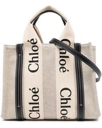 Chloé - Woody Shopper Met Logoprint - Lyst