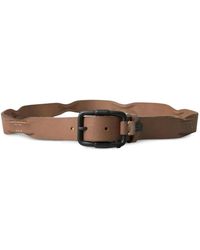 Ermanno Scervino - Logo-Plaque Leather Belt - Lyst