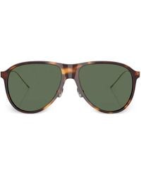 Brunello Cucinelli - Pilot-Frame Sunglasses - Lyst