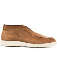 Santoni - Bottines En Daim - Lyst