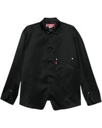 Junya Watanabe - X Levi's Heart-Motif Button-Up Jacket - Lyst