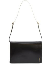 Jil Sander - File Small Leather Crossbody Bag - Lyst
