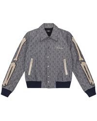 Amiri - Veste Bomber Bones En Jacquard - Lyst