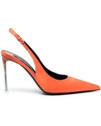 Sergio Rossi - Slingback Pointed-toe Pumps - Lyst