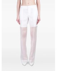 Del Core - Silk Trousers - Lyst