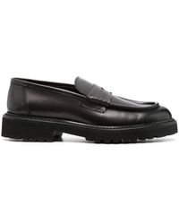 Doucal's - Penny-strap Leather Loafers - Lyst