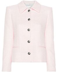 Alessandra Rich - Sequin Checked Tweed Jacket - Lyst