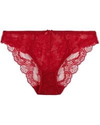 Aubade - Danse Des Sens Floral-Lace Briefs - Lyst