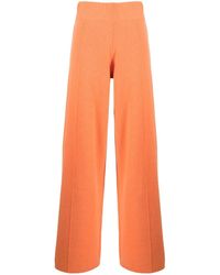 Pringle of Scotland - High-Waisted Knitted Trousers - Lyst