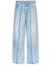 MM6 by Maison Margiela - Wide-Leg Jeans - Lyst