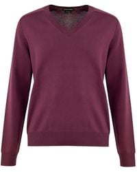 Tom Ford - V-Neck Cashmere Fine-Knit Sweater - Lyst