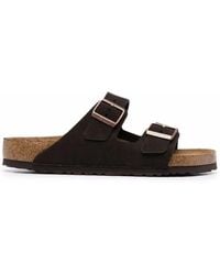 Birkenstock - Arizona Slip-On Suede Sandals - Lyst