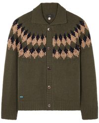 Alanui - Wollcardigan Mit Fairisle-Muster - Lyst