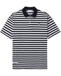 Chocoolate - Striped Cotton Polo Shirt - Lyst
