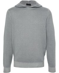 Dell'Oglio - Knitted Hoodie - Lyst