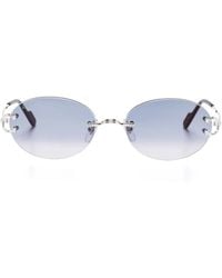 Cartier - Lunettes De Soleil Sans Monture - Lyst