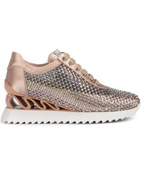 Le Silla - Gilda 60mm Crystal-embellished Sneakers - Lyst
