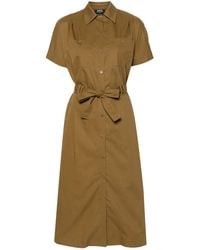 A.P.C. - Shirt Midi Dress - Lyst