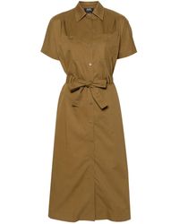 A.P.C. - Robe-Chemise À Coupe Mi-Longue - Lyst