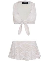 Amir Slama - X Jade Picon Tie-Detail Knitted Bikini - Lyst
