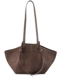 Yuzefi - Large Mochi Suede Shoulder Bag - Lyst