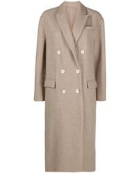Brunello Cucinelli - Double-Breasted Cashmere Coat - Lyst