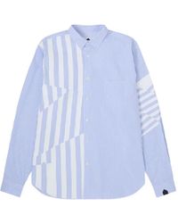 Dover Street Market - X Kei Ninomiya Patchwork Striped Shirt - Lyst