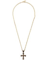 Dolce & Gabbana Halsketting Met Hanger in het Metallic voor heren Heren Sieraden voor voor Kettingen voor 