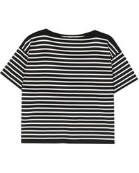 Roberto Collina - Striped Round-neck T-shirt - Lyst