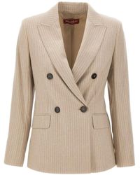 Max Mara - Pucci Pinstripe Double-breasted Blazer - Lyst